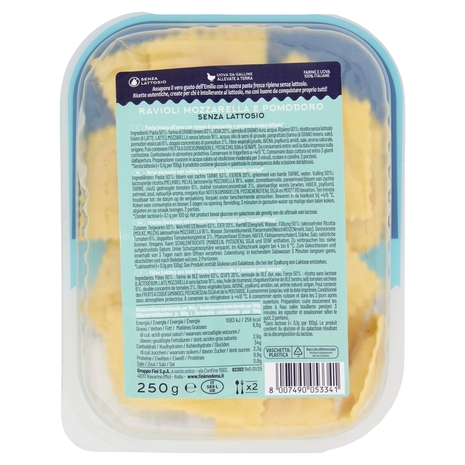 Fini Senza Lattosio Ravioli Mozzarella e Pomodoro 250 g